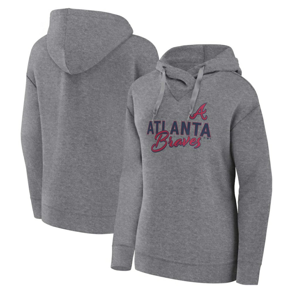 Profile Atlanta Braves Women's Plus Size Pullover Hoodie | MLB On Sale