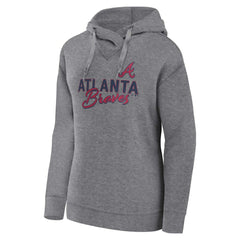 Profile Atlanta Braves Women's Plus Size Pullover Hoodie | MLB On Sale