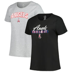 Los Angeles Angels Profile Women's Plus Size T-Shirt Combo Pack | MLB Sale