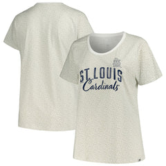 St. Louis Cardinals Profile Women's Plus Size Leopard T-Shirt | MLB New