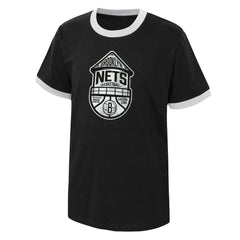Brooklyn Nets Youth Hoop City Hometown Ringer T-Shirt Discount