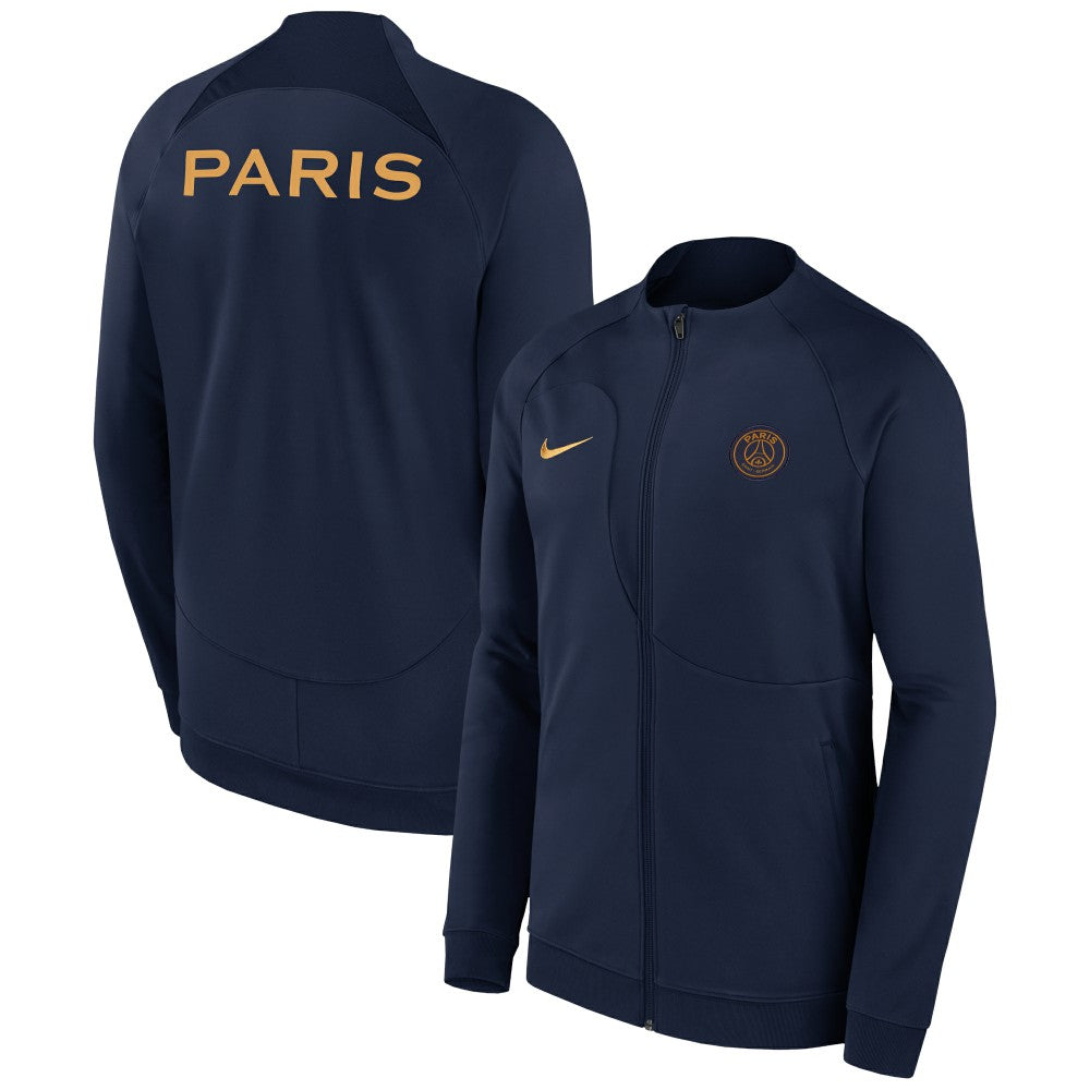 Paris Saint-Germain 2023 Academy Pro Anthem Full-Zip Jacket Navy - Nike