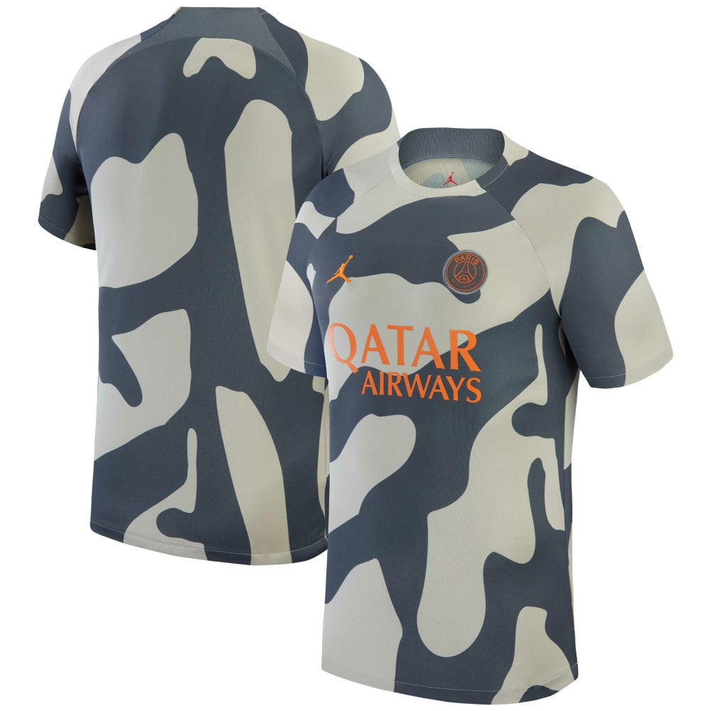 Paris Saint-Germain Jordan Brand 2023/24 Academy Pro Pre-Match Top Gray - Jordan
