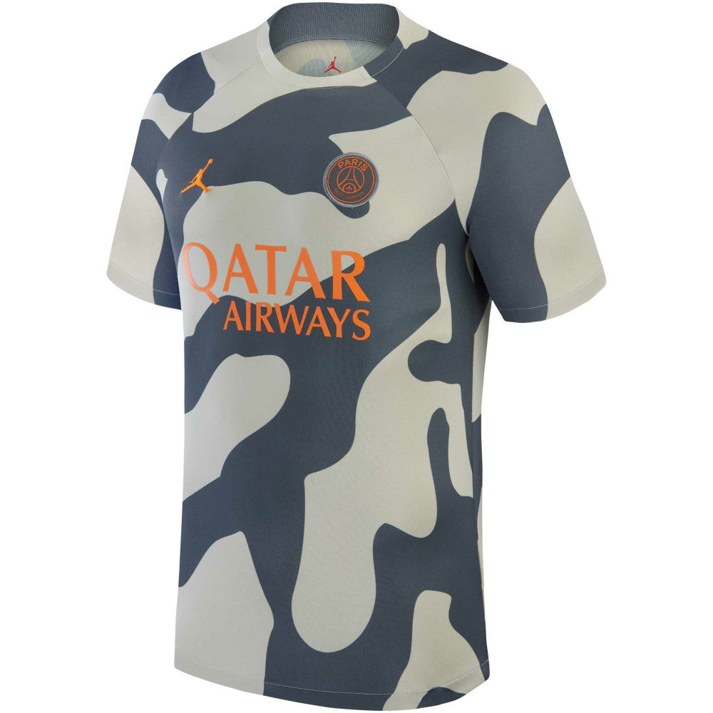 Paris Saint-Germain Jordan Brand 2023/24 Academy Pro Pre-Match Top Gray - Jordan