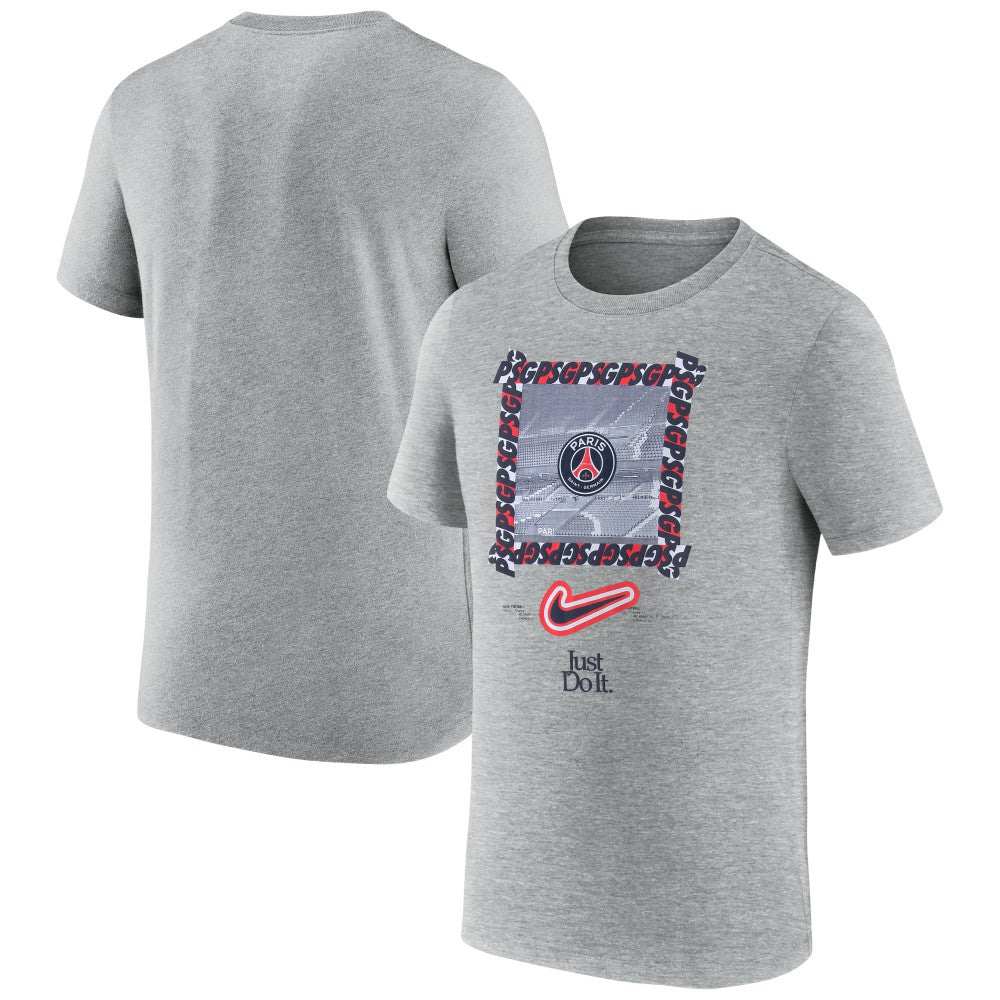 Paris Saint-Germain DNA T-Shirt Heather Gray - Nike