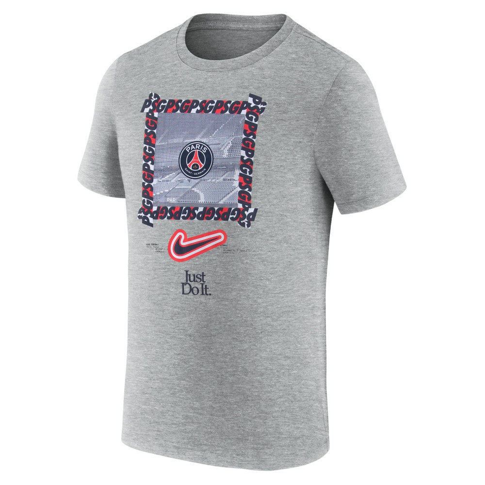 Paris Saint-Germain DNA T-Shirt Heather Gray - Nike