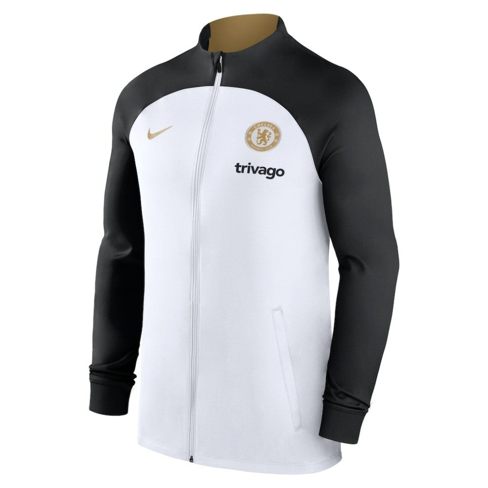 Chelsea 2023/24 Strike Raglan Performance Full-Zip Track Jacket White - Nike