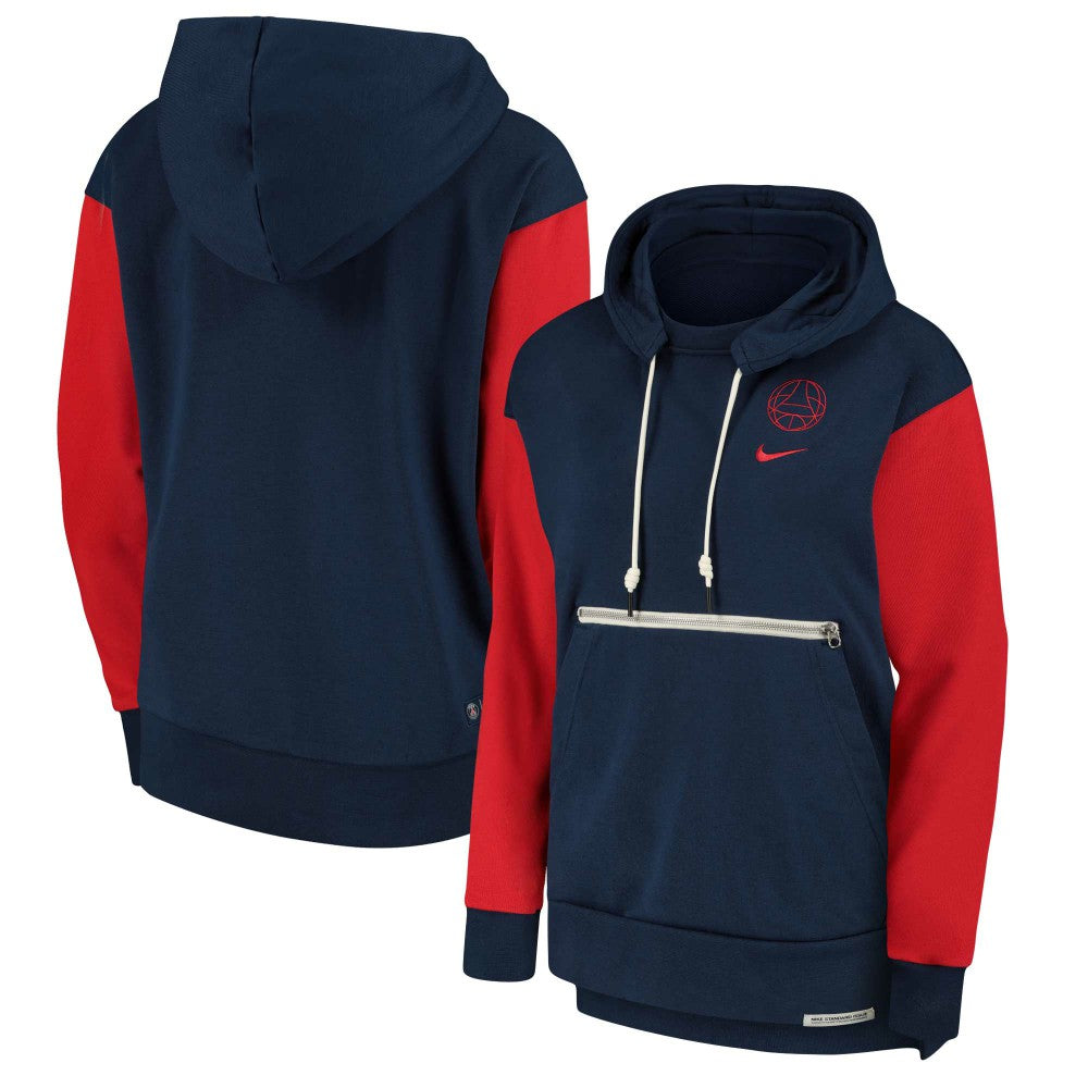 Paris Saint-Germain Women's Standard Issue Pullover Hoodie Navy/Red - Nike