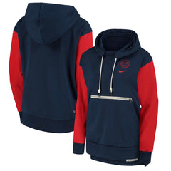 Paris Saint-Germain Women's Standard Issue Pullover Hoodie Navy/Red - Nike