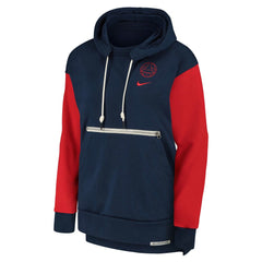 Paris Saint-Germain Women's Standard Issue Pullover Hoodie Navy/Red - Nike