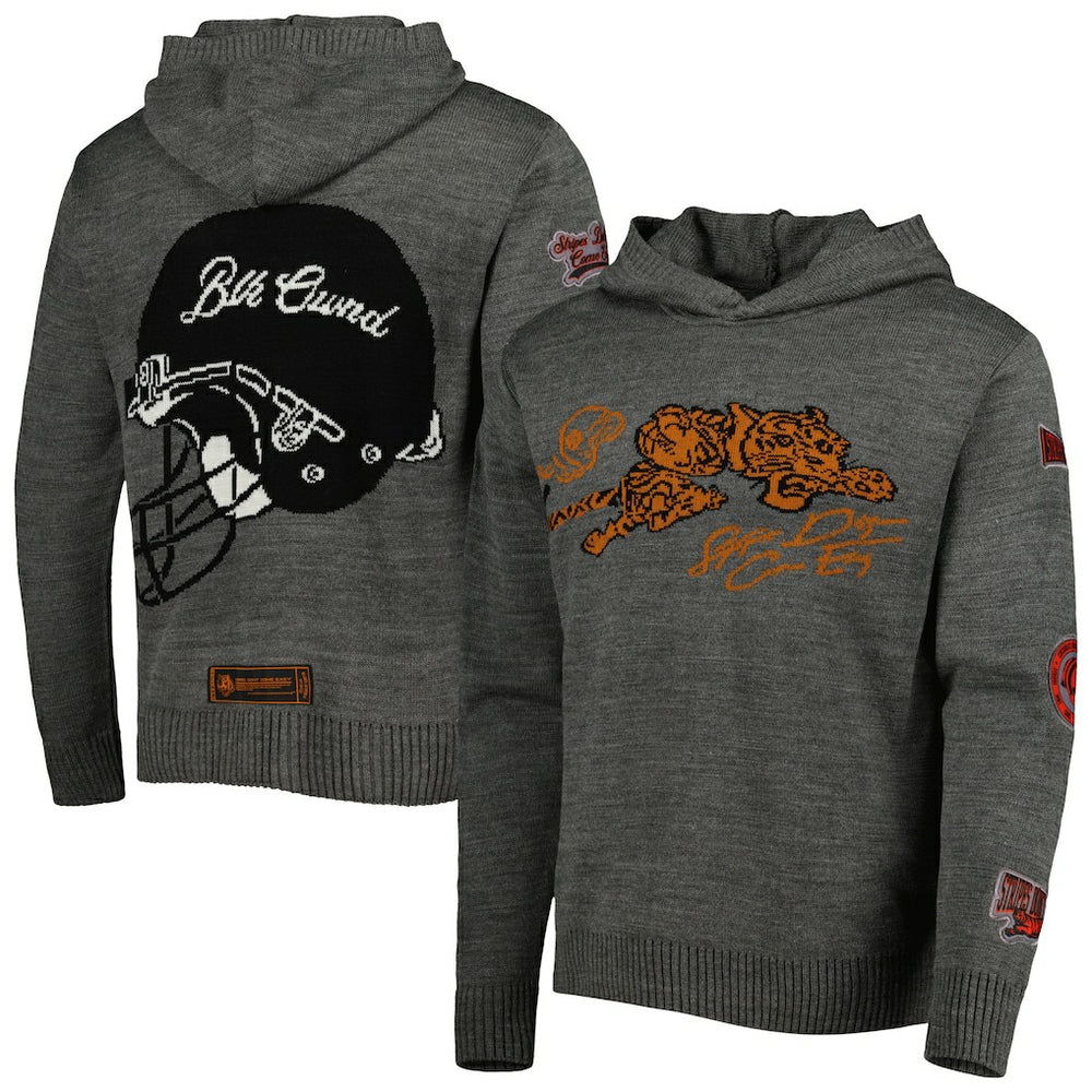 Cincinnati Bengals  x BlaCkOWned Stripes Don't Come Easy Pullover Hoodie