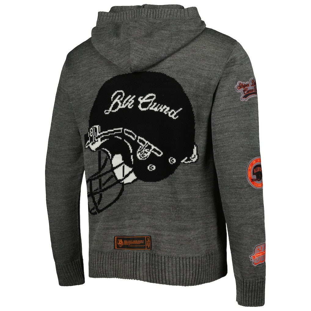 Cincinnati Bengals  x BlaCkOWned Stripes Don't Come Easy Pullover Hoodie
