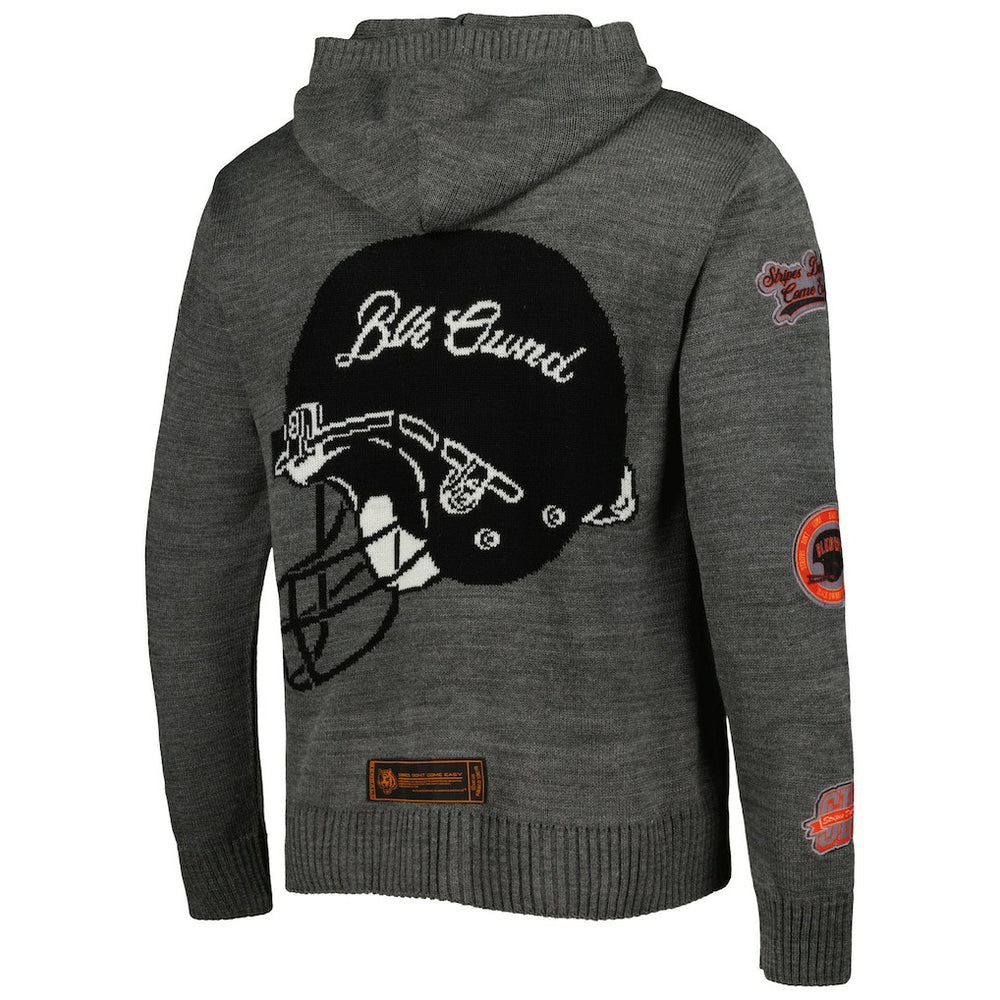 Cincinnati Bengals  x BlaCkOWned Stripes Don't Come Easy Pullover Hoodie