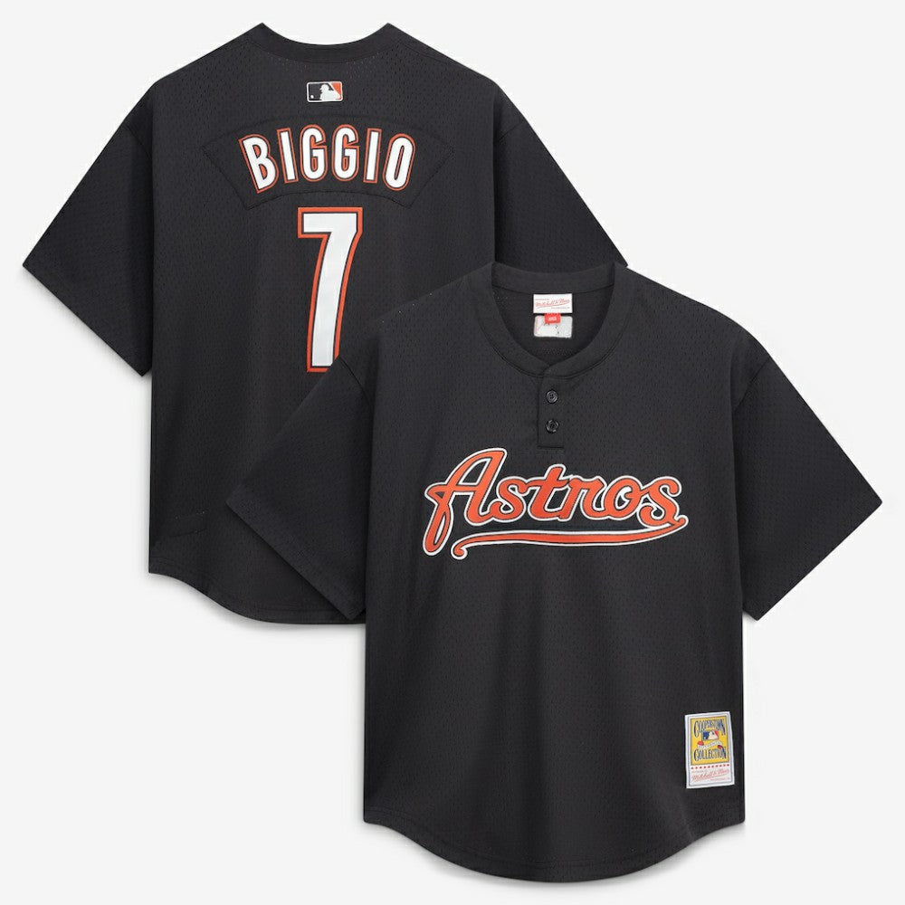 Craig Biggio Houston Astros Mitchell & Ness Authentic Batting Practice Jersey | MLB For sale