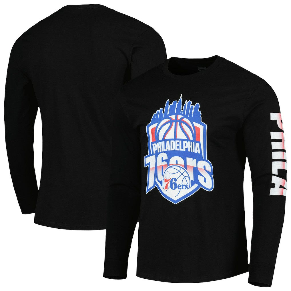 Philadelphia 76ers Stadium Essentials Unisex NBA Crest Long Sleeve T-Shirt For Sale