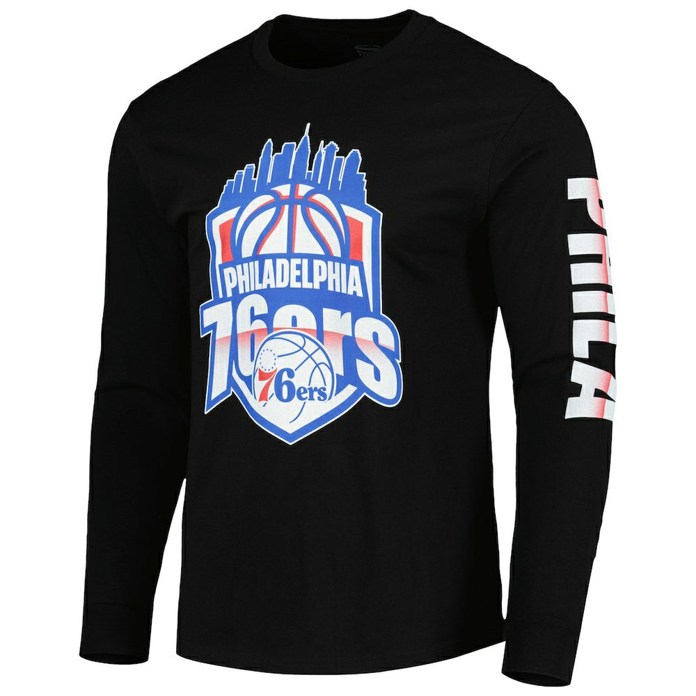 Philadelphia 76ers Stadium Essentials Unisex NBA Crest Long Sleeve T-Shirt For Sale