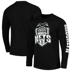 Brooklyn Nets Stadium Essentials Unisex NBA Crest Long Sleeve T-Shirt For Sale