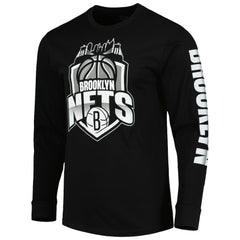 Brooklyn Nets Stadium Essentials Unisex NBA Crest Long Sleeve T-Shirt For Sale