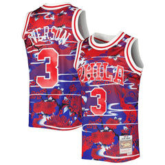 Allen Iverson Philadelphia 76ers 1996/97 Hardwood Classics Lunar New Year Swingman Jersey On Sale