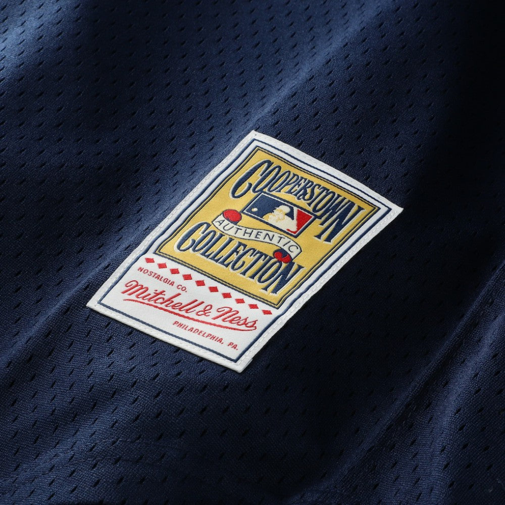Derek Jeter New York Yankees Mitchell & Ness Cooperstown Collection Mesh Batting Practice Button-Up Jersey | MLB Outlet