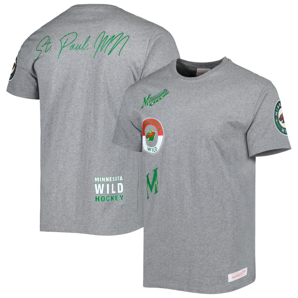 Minnesota Wild Mitchell & Ness City Collection T-Shirt Online