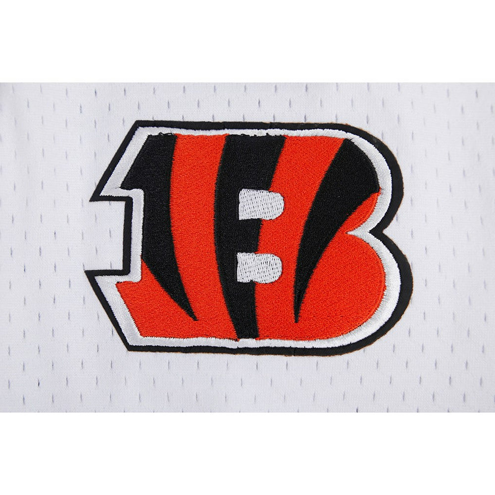 Cincinnati Bengals  Joe Burrow  Pro Standard Mesh Baseball Button-Up T-Shirt