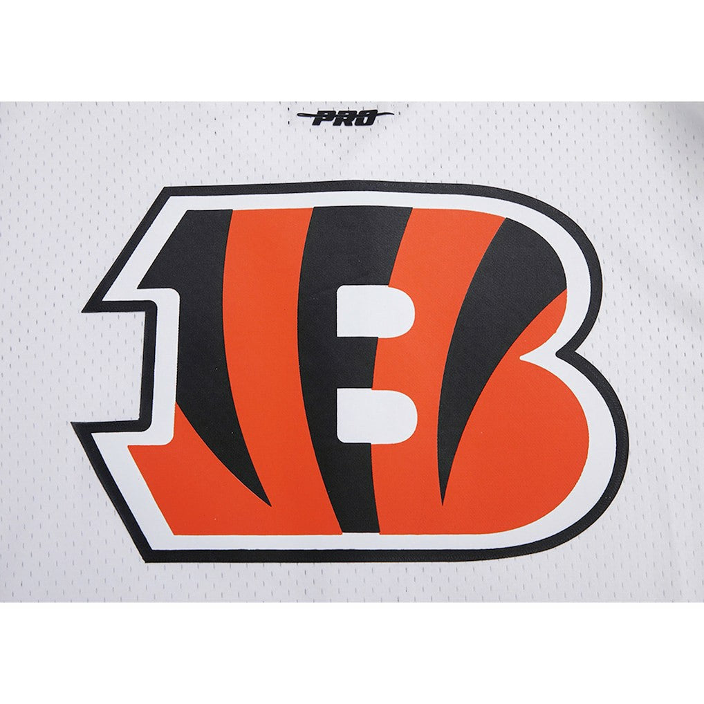 Cincinnati Bengals  Joe Burrow  Pro Standard Mesh Baseball Button-Up T-Shirt
