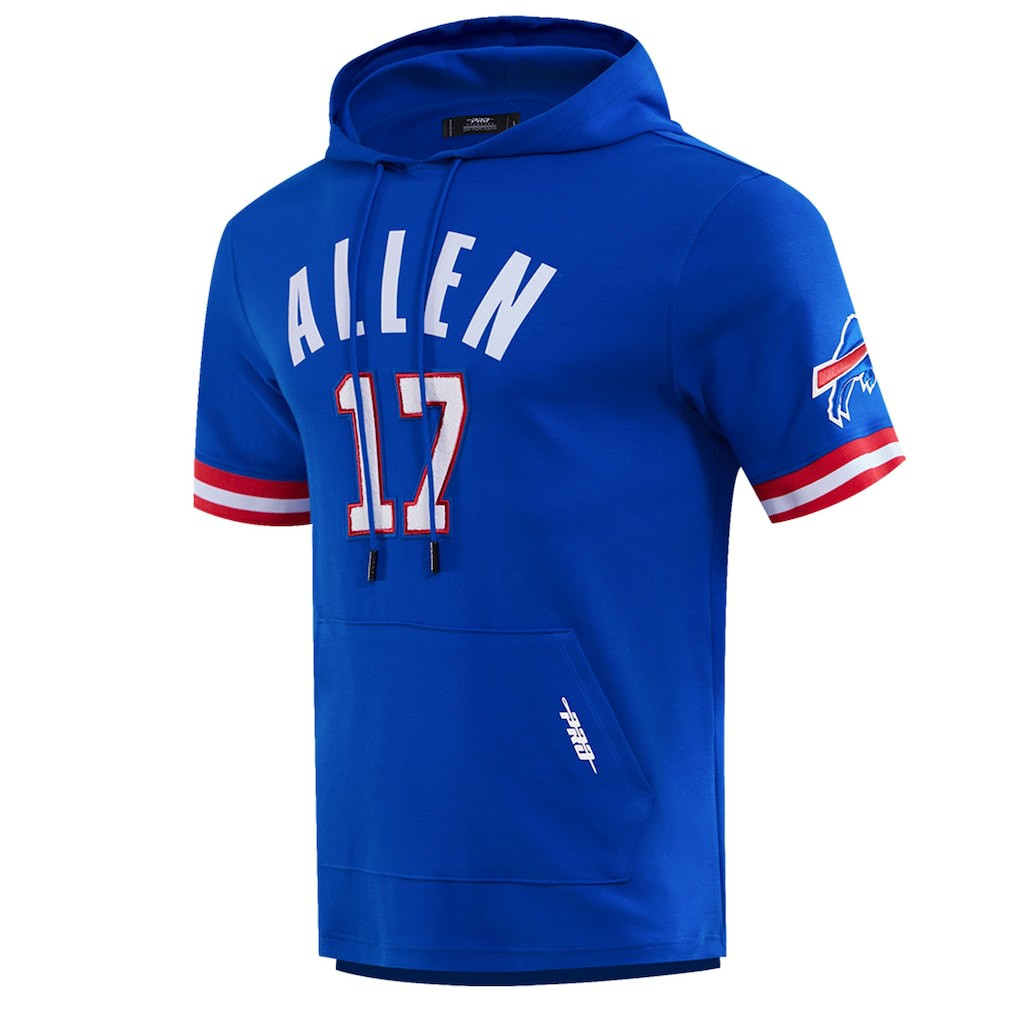 Buffalo Bills  Josh Allen  Pro Standard Player Name & Number Hoodie T-Shirt