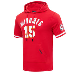 Kansas City Chiefs  Patrick Mahomes  Pro Standard Player Name & Number Hoodie T-Shirt