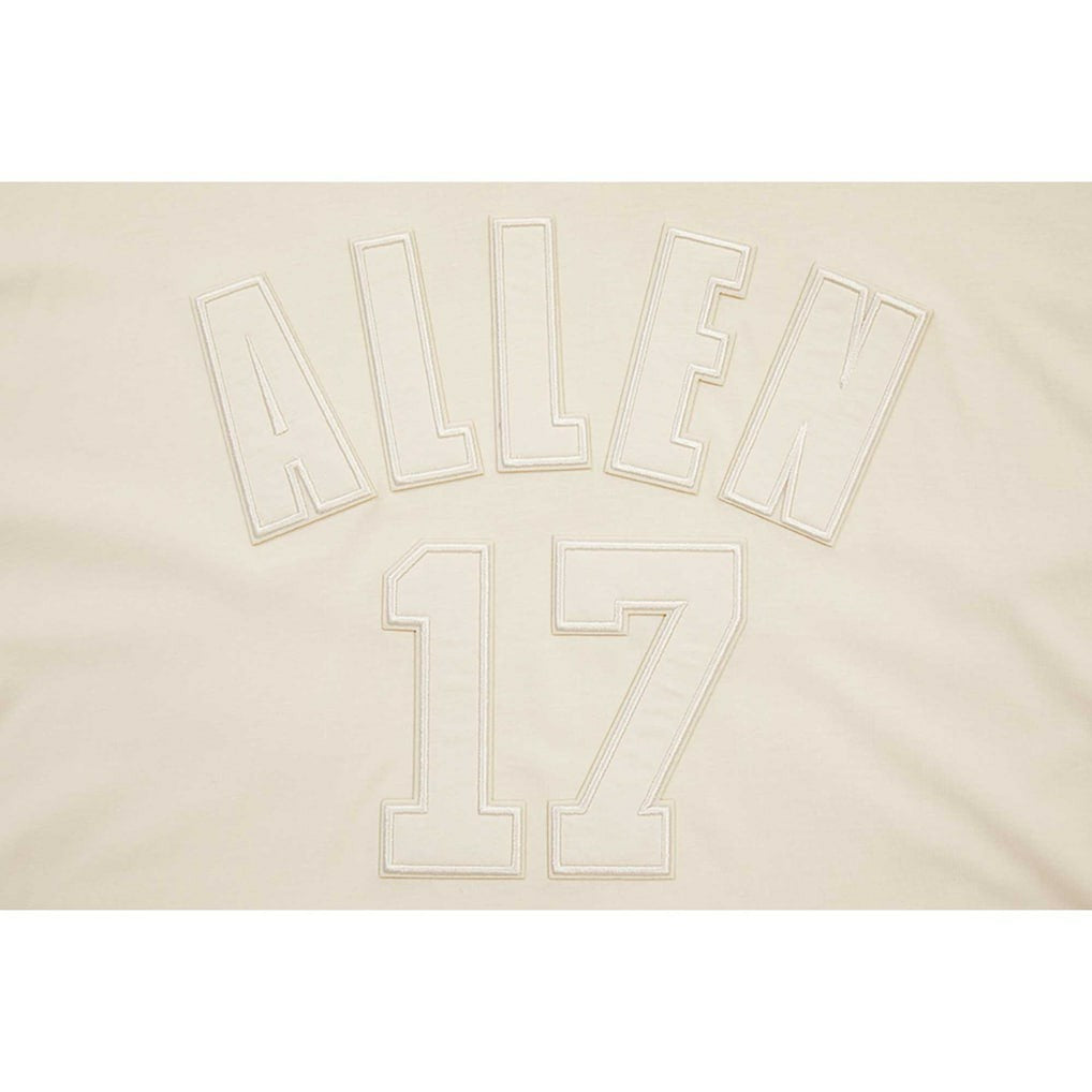 Buffalo Bills  Josh Allen  Player Name & Number Neutral Short Sleeve Pullover Hoodie