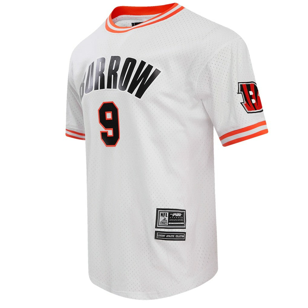Cincinnati Bengals  Joe Burrow  Pro Standard Player Name & Number Mesh T-Shirt