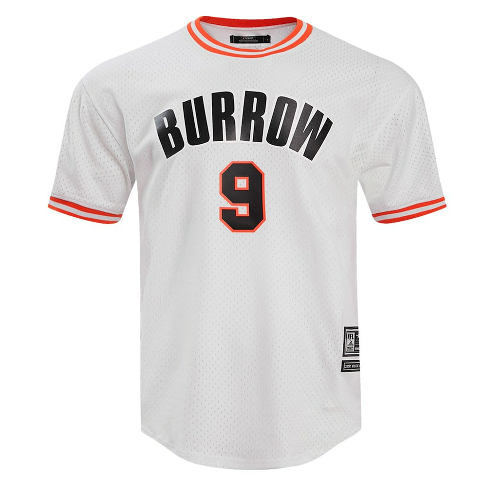 Cincinnati Bengals  Joe Burrow  Pro Standard Player Name & Number Mesh T-Shirt