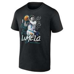 LaMelo Ball Charlotte Hornets Player Name & Number Competitor T-Shirt For Sale