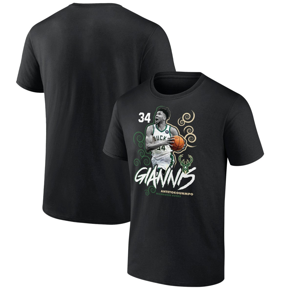 Giannis Antetokounmpo Milwaukee Bucks Competitor T-Shirt Outlet