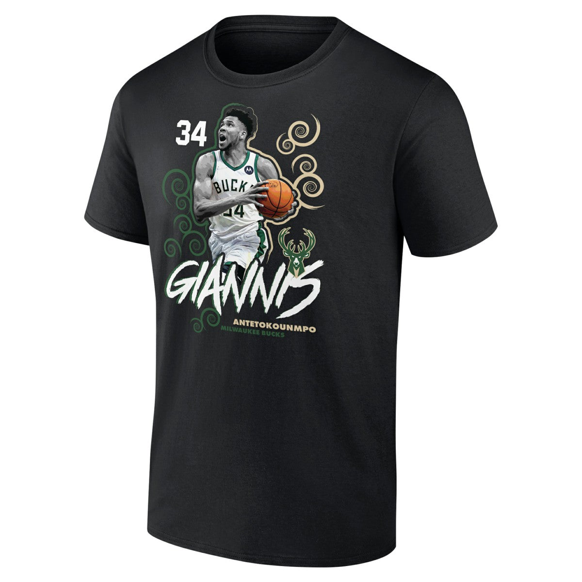 Giannis Antetokounmpo Milwaukee Bucks Competitor T-Shirt Outlet