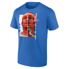 Shai Gilgeous-Alexander Oklahoma City Thunder Player Name & Number Jump Pass T-shirt Discount