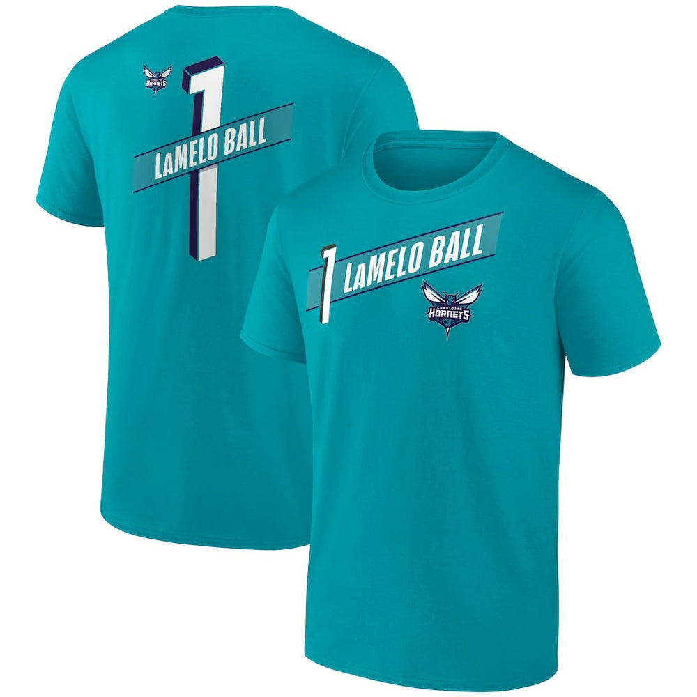 LaMelo Ball Charlotte Hornets Full-Court Press Name & Number T-Shirt New