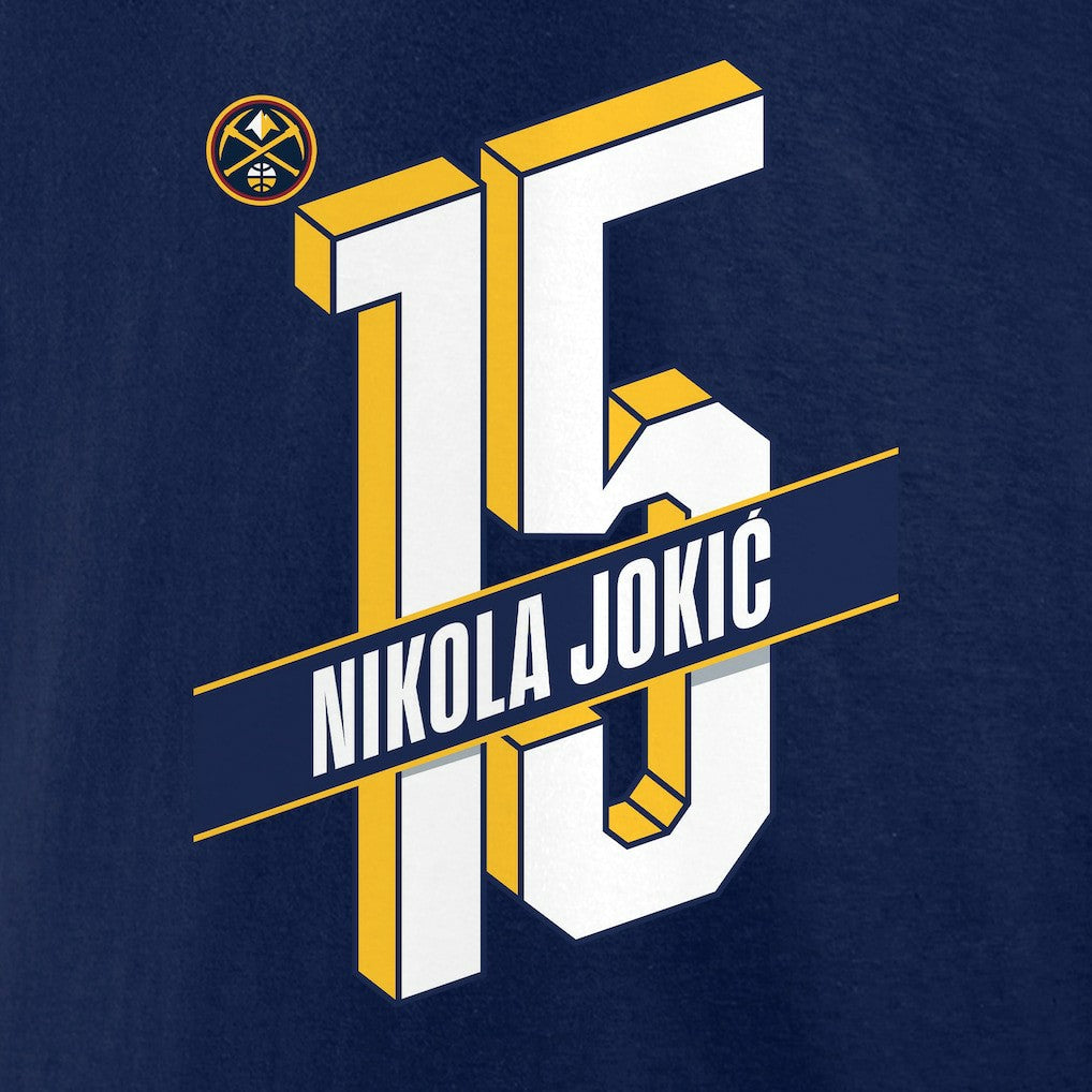 Nikola Jokic Denver Nuggets Full-Court Press Name & Number T-Shirt sale Online