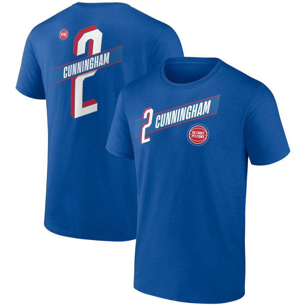 Cade Cunningham Detroit Pistons Full-Court Press Name & Number T-Shirt sale New