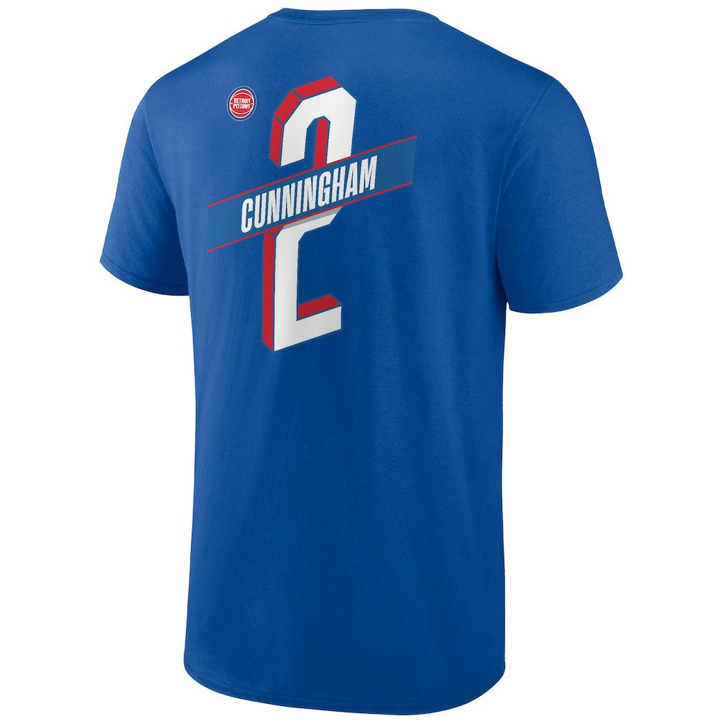 Cade Cunningham Detroit Pistons Full-Court Press Name & Number T-Shirt sale New