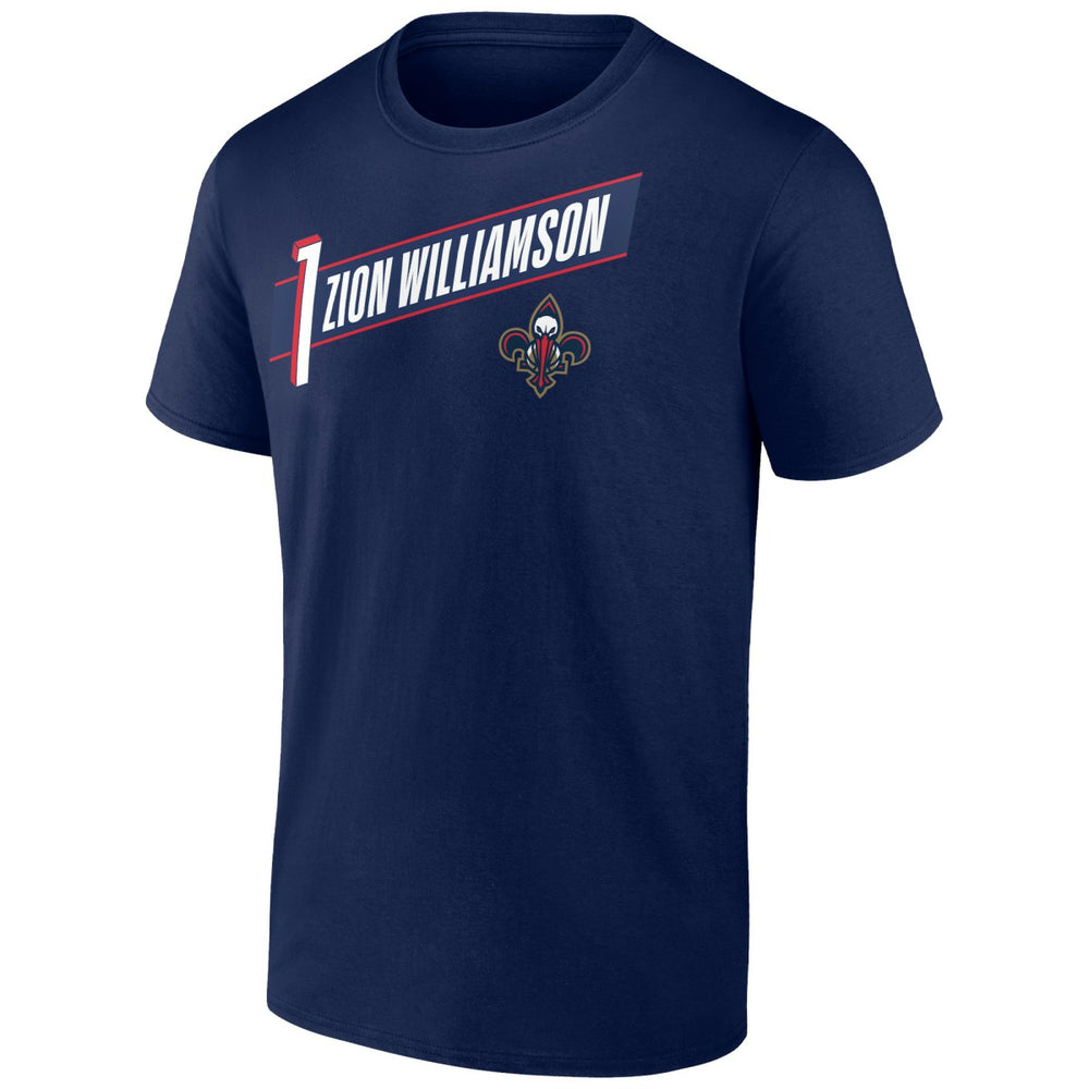 Zion Williamson New Orleans Pelicans Full-Court Press Name & Number T-Shirt For Sale