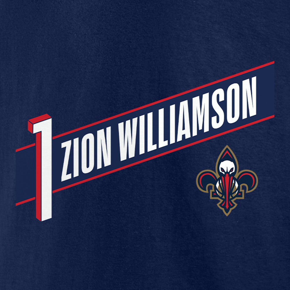 Zion Williamson New Orleans Pelicans Full-Court Press Name & Number T-Shirt For Sale