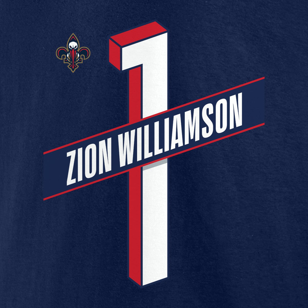 Zion Williamson New Orleans Pelicans Full-Court Press Name & Number T-Shirt For Sale