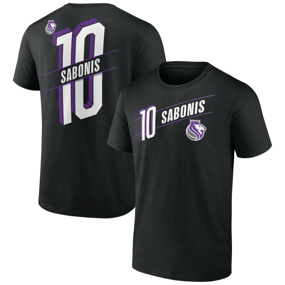 Domantas Sabonis Sacramento Kings Full-Court Press Name & Number T-Shirt Outlet