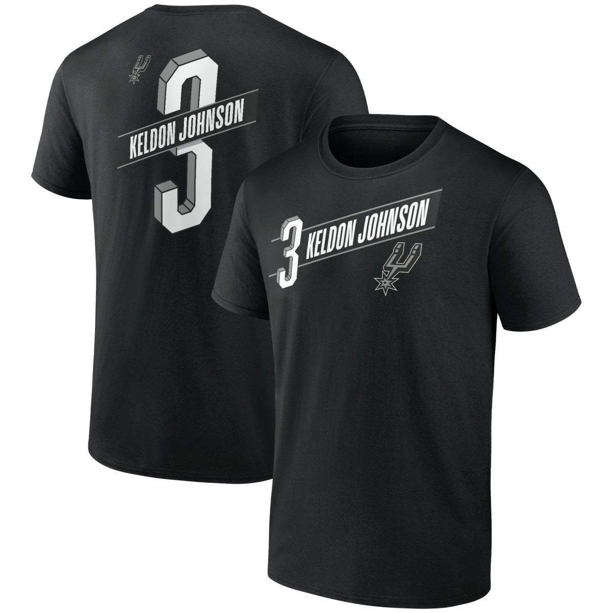 Keldon Johnson San Antonio Spurs Full-Court Press Name & Number T-Shirt Discount