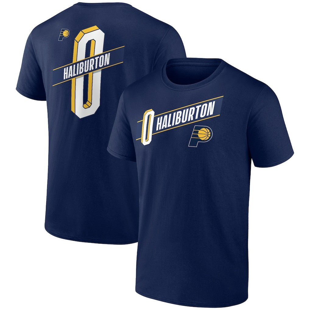 Tyrese Haliburton Indiana Pacers Full-Court Press Name & Number T-Shirt Outlet