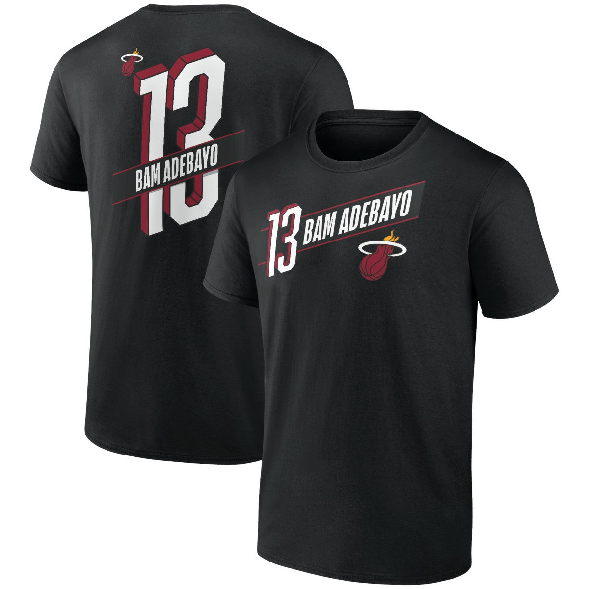 Bam Adebayo Miami Heat Full-Court Press Name & Number T-Shirt Discount