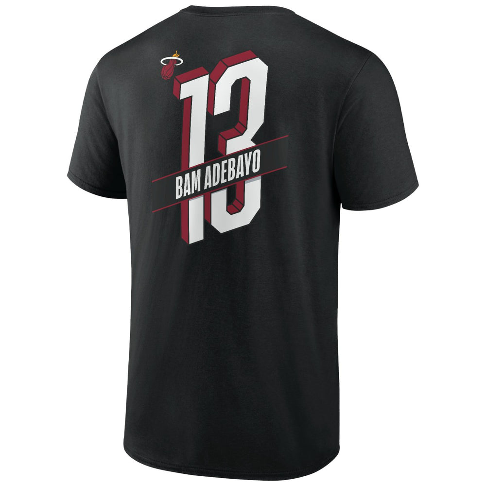 Bam Adebayo Miami Heat Full-Court Press Name & Number T-Shirt Discount
