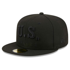 USMNT New Era Text 59FIFTY Fitted Hat Black - New Era