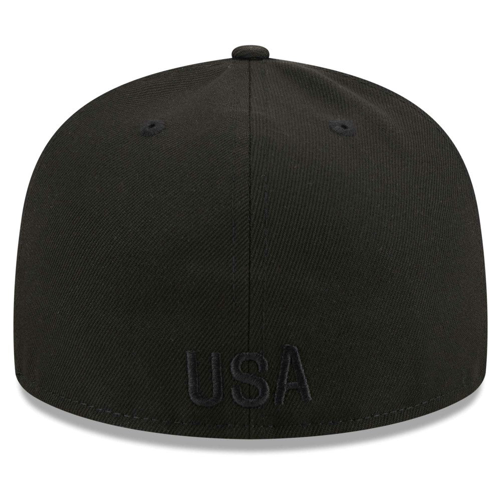 USMNT New Era Text 59FIFTY Fitted Hat Black - New Era